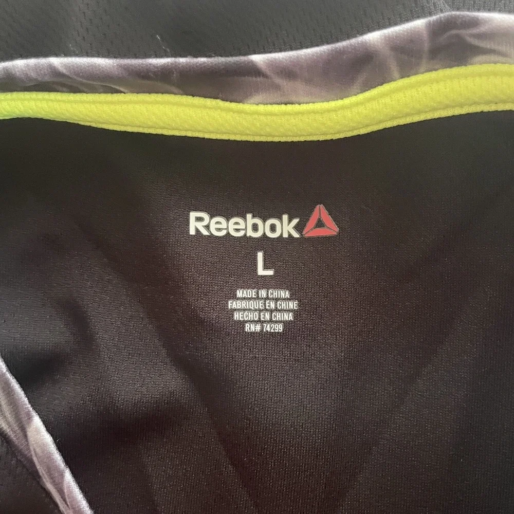 Reebok Shirt‎ Graphic Performance Cross For Long Sleeve T-Shirt Size Large
